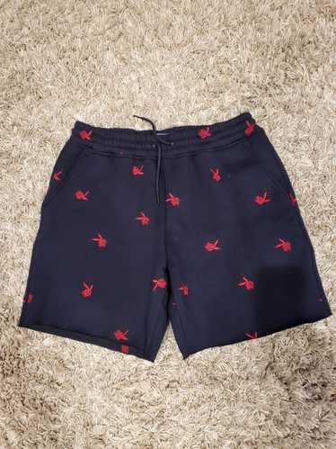 Fuct Fuct Death Bunny All Over Embroidered Shorts