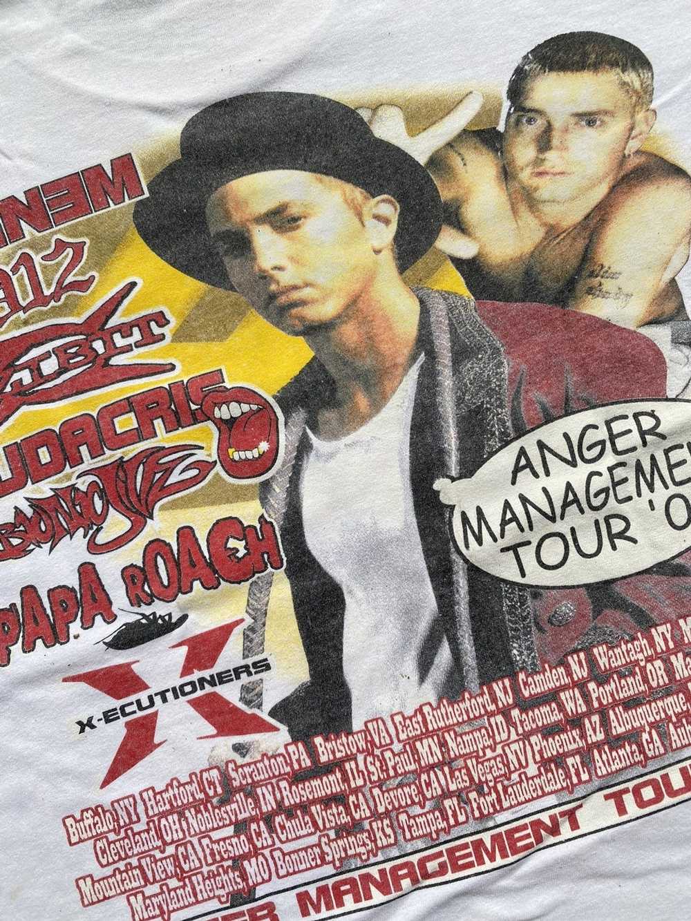 Eminem × Rap Tees × Vintage Y2K Eminem Anger Mana… - image 6