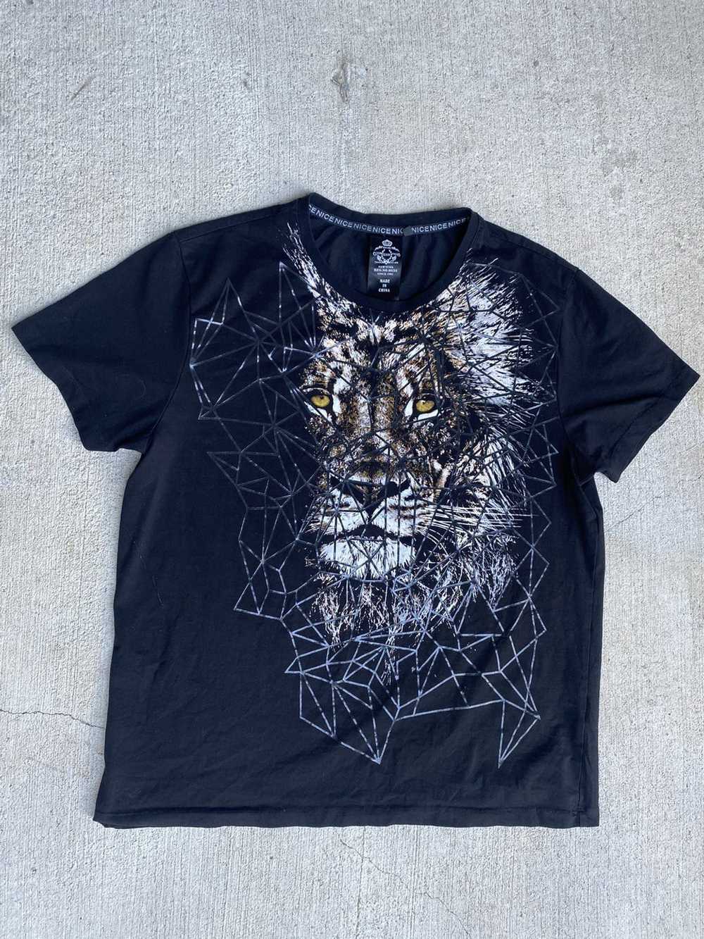 Vintage Vintage Black Lion Short Sleeve T-Shirt - image 1
