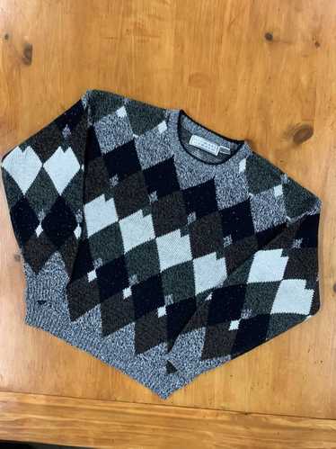 Coloured Cable Knit Sweater × Vintage Vintage 1990