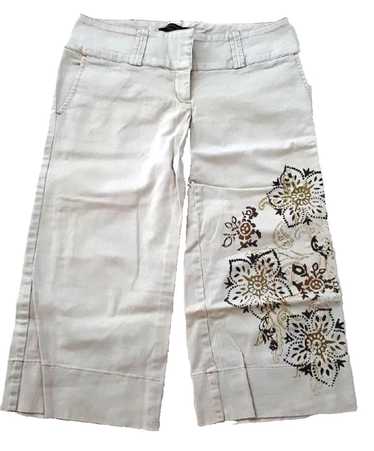 Other Arden B. Floral Print Cropped Capri Low Rise