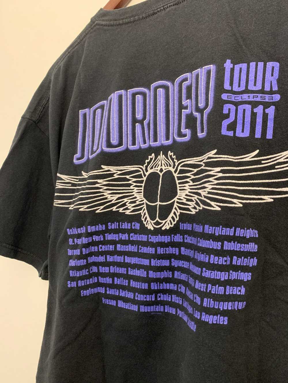 Band Tees × Rock Tees × Vintage Vintage Journey E… - image 3