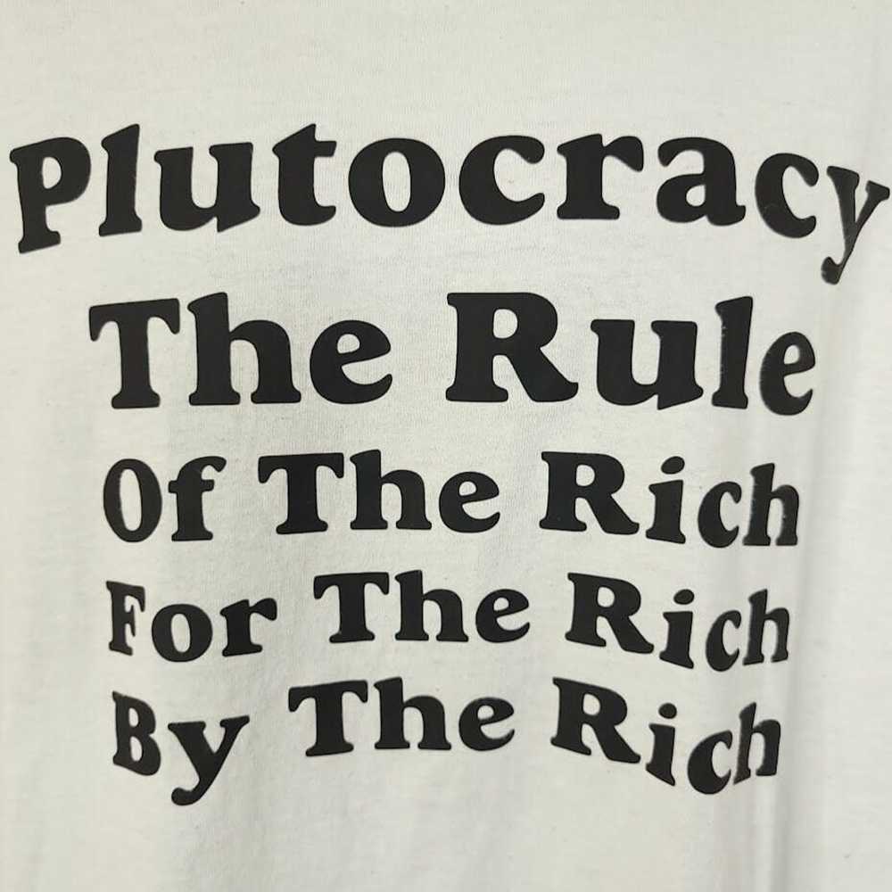 Vintage Plutocracy T Shirt Vintage Y2K The Rule O… - image 2