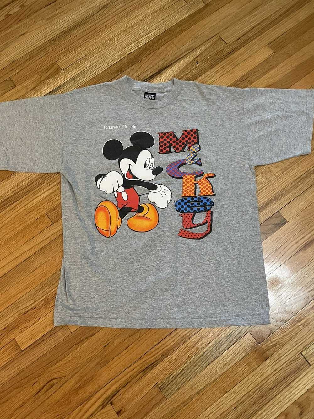 Vintage Disney Mickey Mouse New York Yankees T Shirt Mens Large Blue Y2K  Gilden