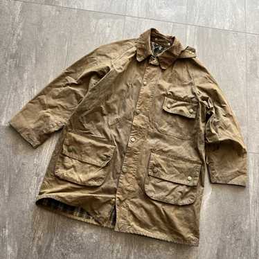 Barbour × Vintage × Waxed Rare BARBOUR A98 SOLWAY… - image 1