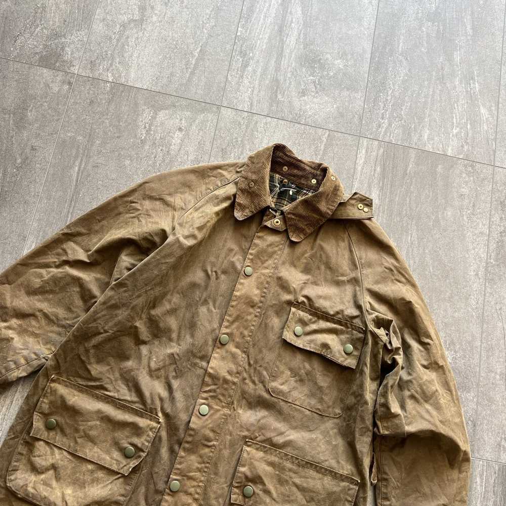 Barbour × Vintage × Waxed Rare BARBOUR A98 SOLWAY… - image 3