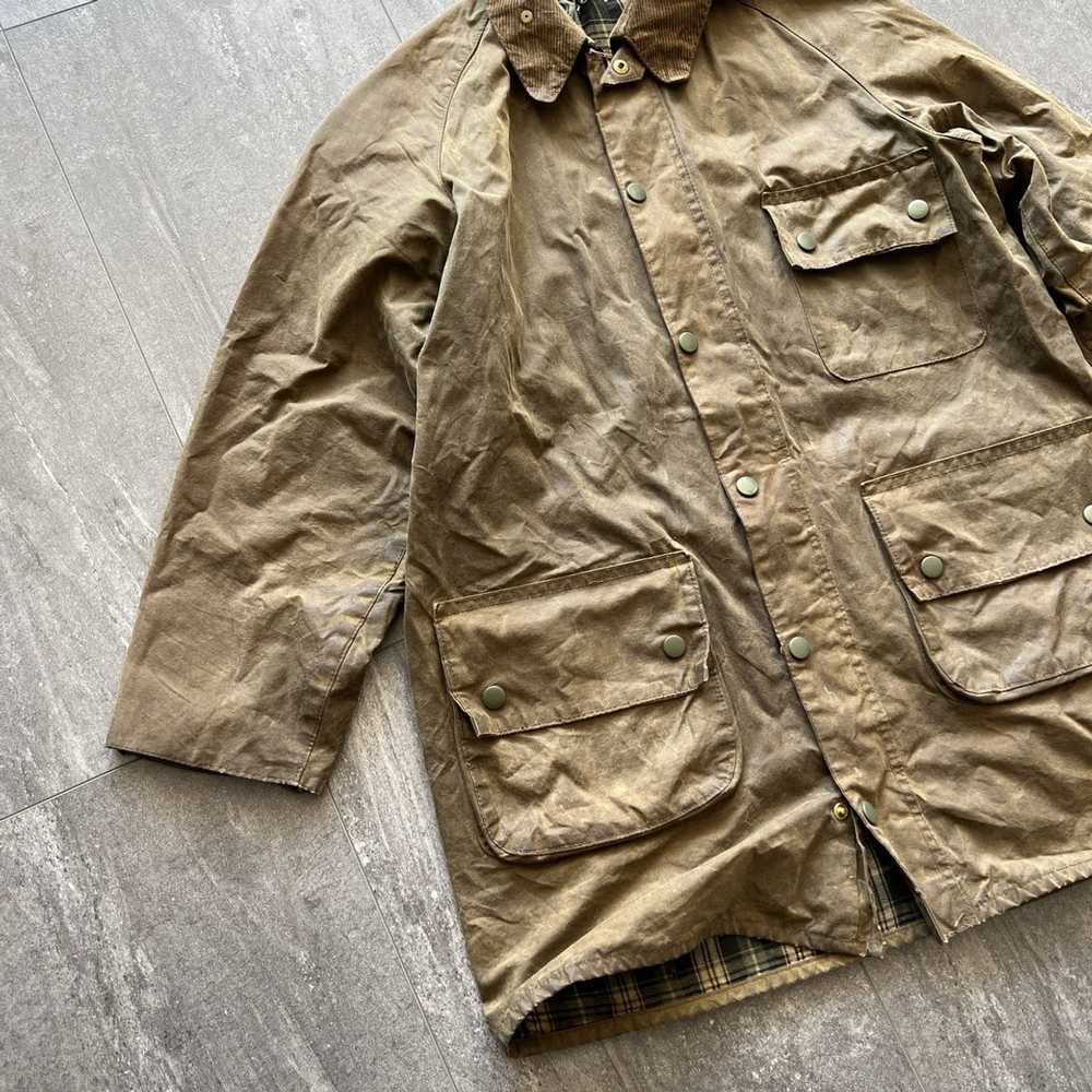 Barbour × Vintage × Waxed Rare BARBOUR A98 SOLWAY… - image 4