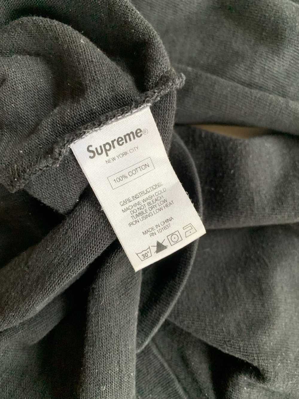 Supreme Supreme L/S Pocket Tee Black Sz M FW13 - image 6