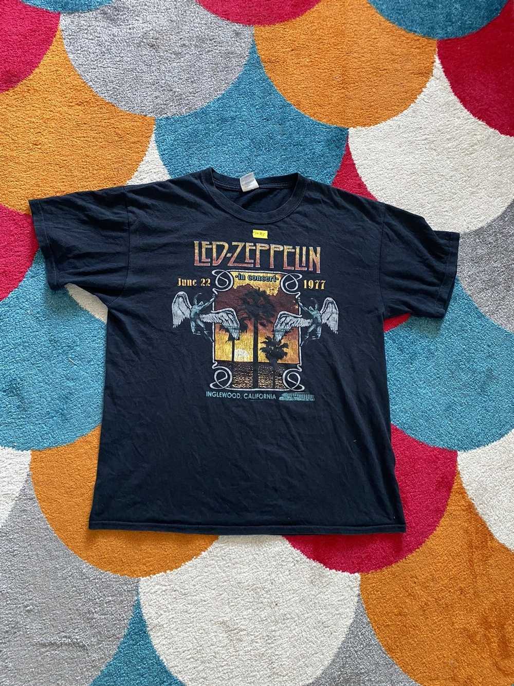 Band Tees × Streetwear × Vintage Led-zeppelin cal… - image 1