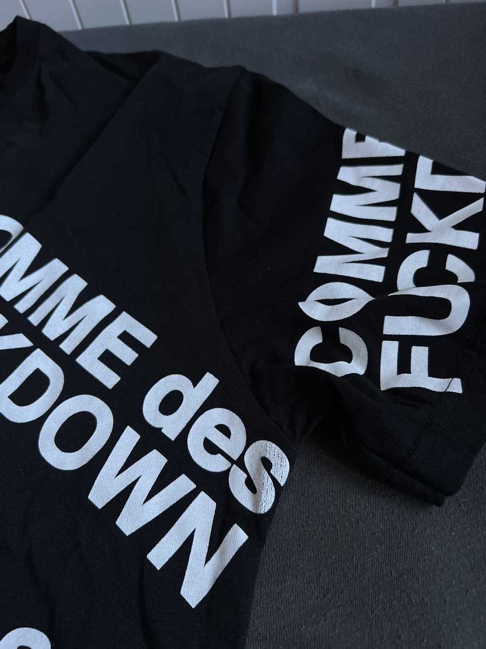 Comme Des Fuck Down × Rare × Streetwear T-shirt C… - image 2