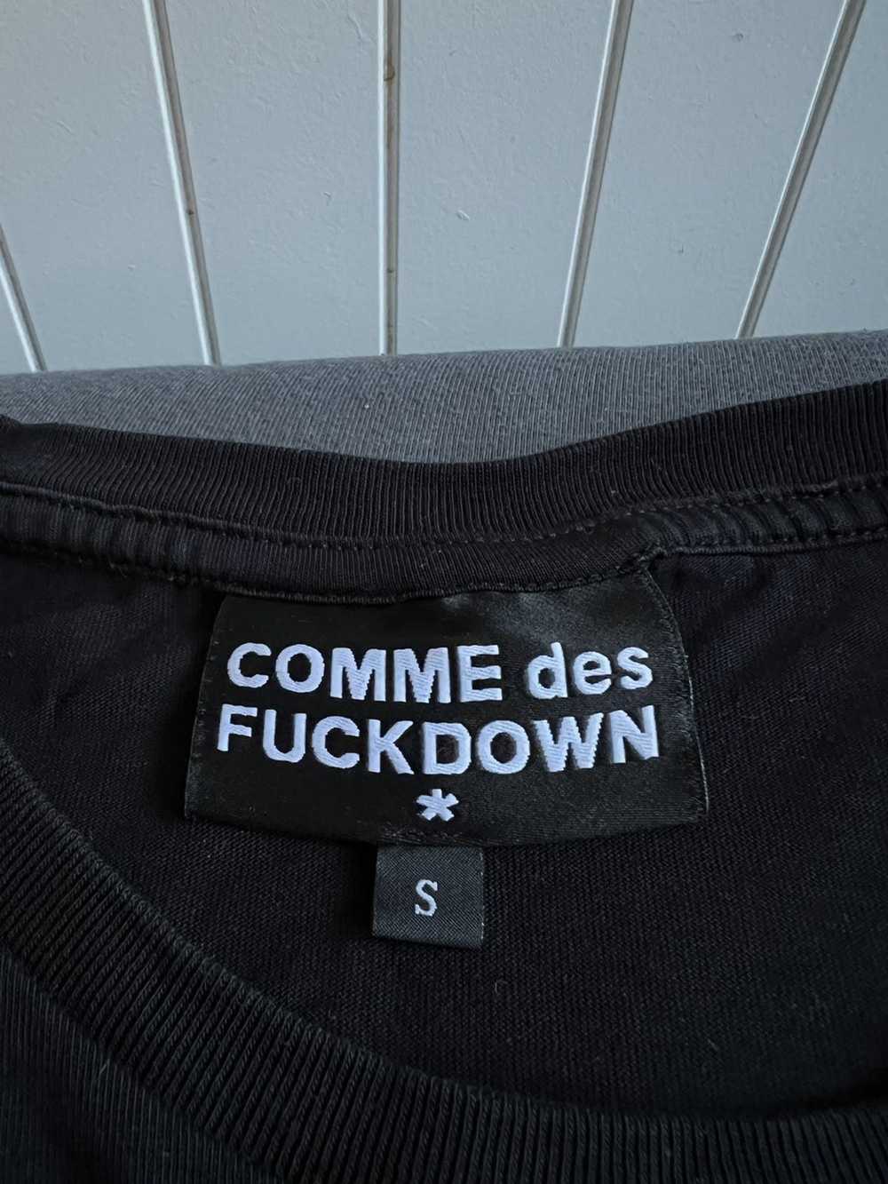 Comme Des Fuck Down × Rare × Streetwear T-shirt C… - image 4