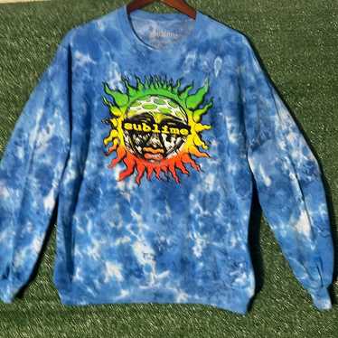 トップス \"90s sublime\" sweatshirt M dyed Vintage Style 1990's Tye Dye Sublime band Sweatshirt | eBay