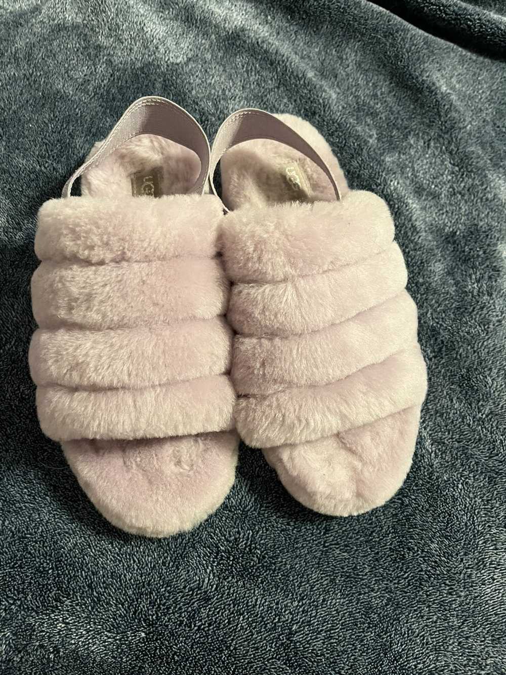 Ugg Ugg lilac fuzzy slippers - image 1