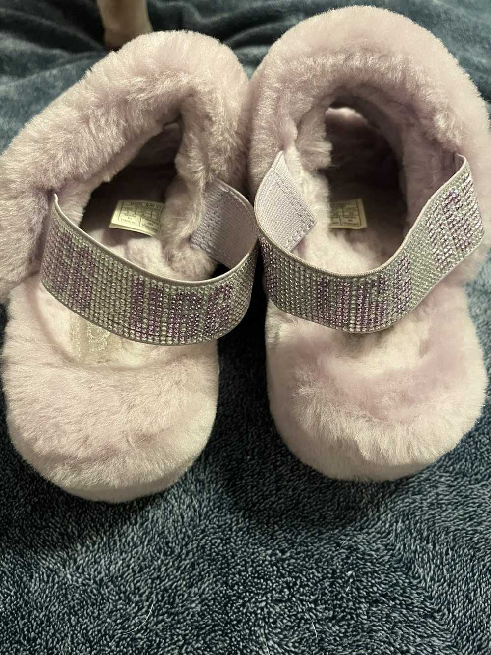 Ugg Ugg lilac fuzzy slippers - image 2