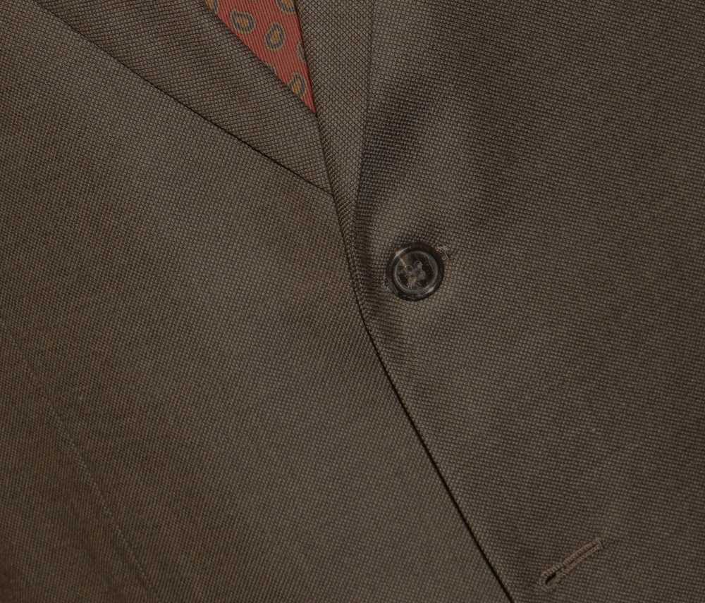 Brooks Brothers Hand Tailored Brown Birdseye Vint… - image 6