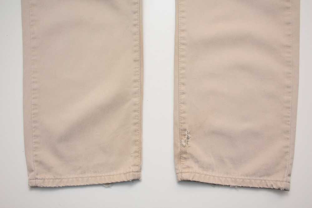 Levi's Levi's 551 Beige Denim Pants W30L30 Vintage - image 5