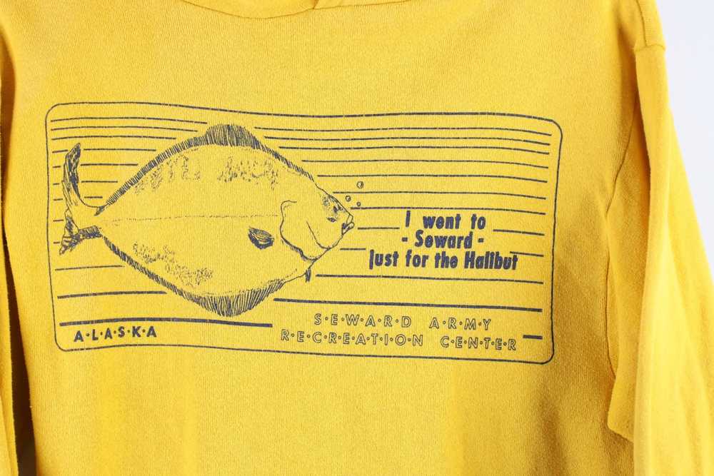 Vintage Vintage 80s Spell Out Alaska Halibut Fish… - image 4