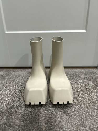 Balenciaga Trooper Rubber Boot Grey (Women#39;s)