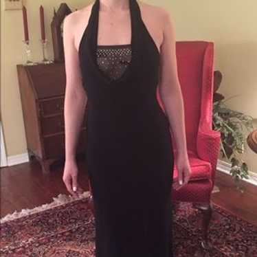Cache Black Evening Gown With Sequins - image 1