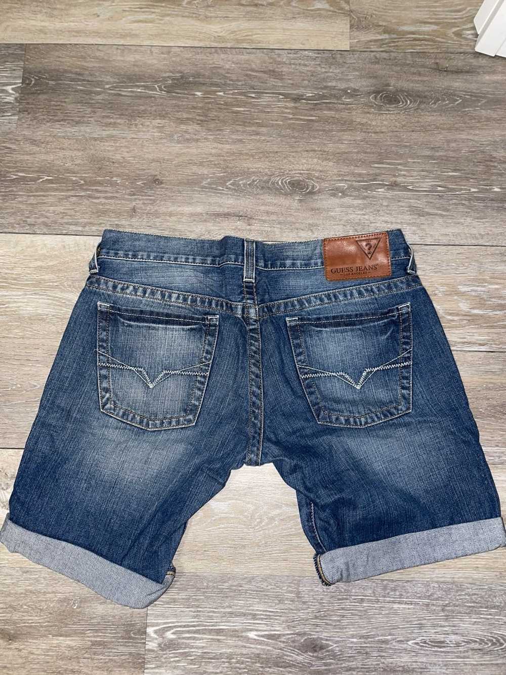 Guess × Vintage Guess denim jean shorts - image 2