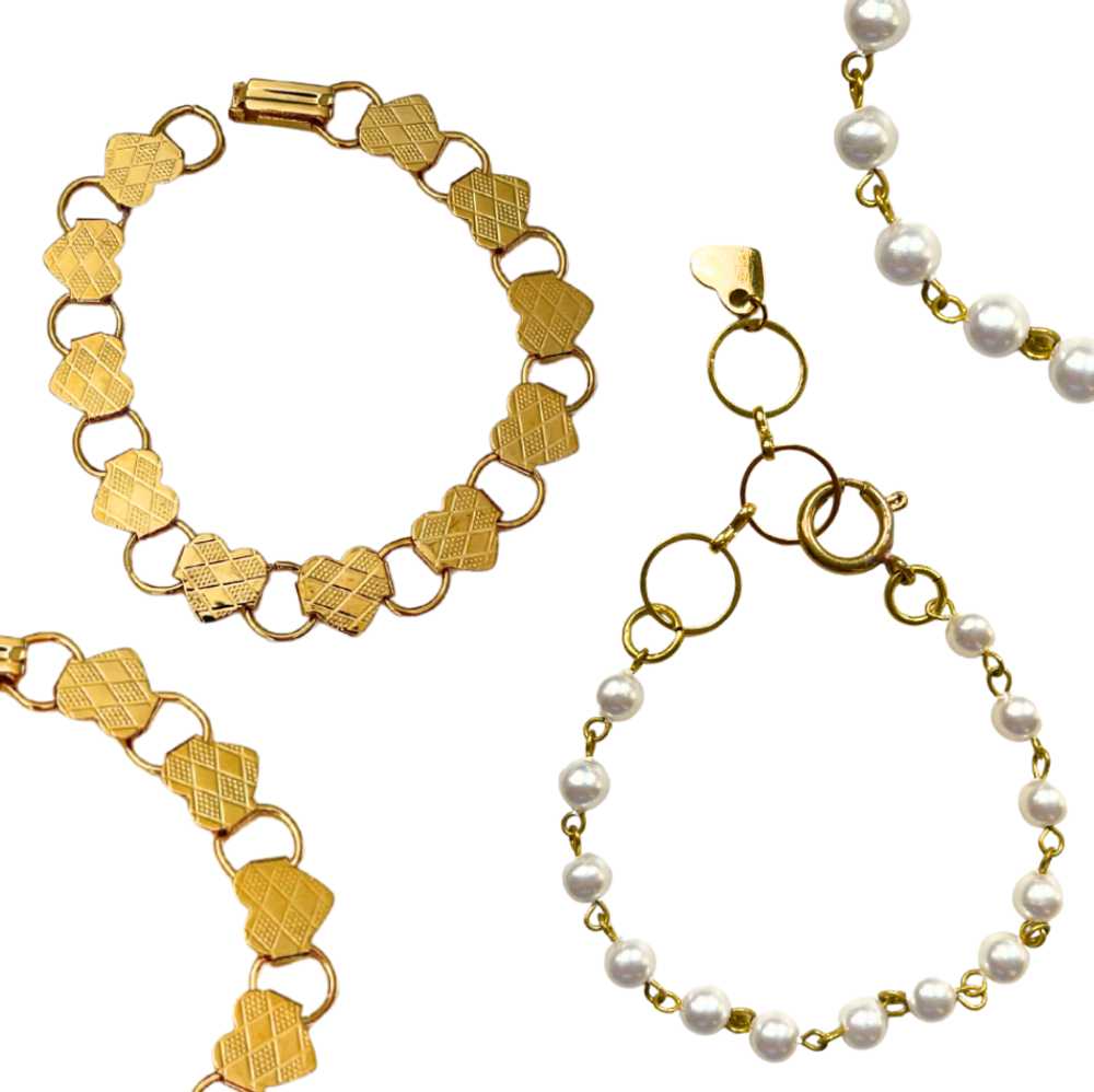 Gold Custom Charm Bracelet - image 2