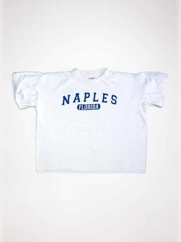 Boxy Cropped Naples Tee - 1990's