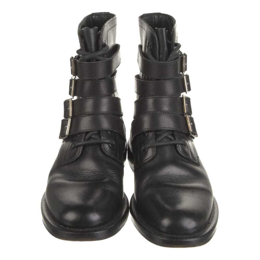 Saint Laurent Leather biker boots - image 1