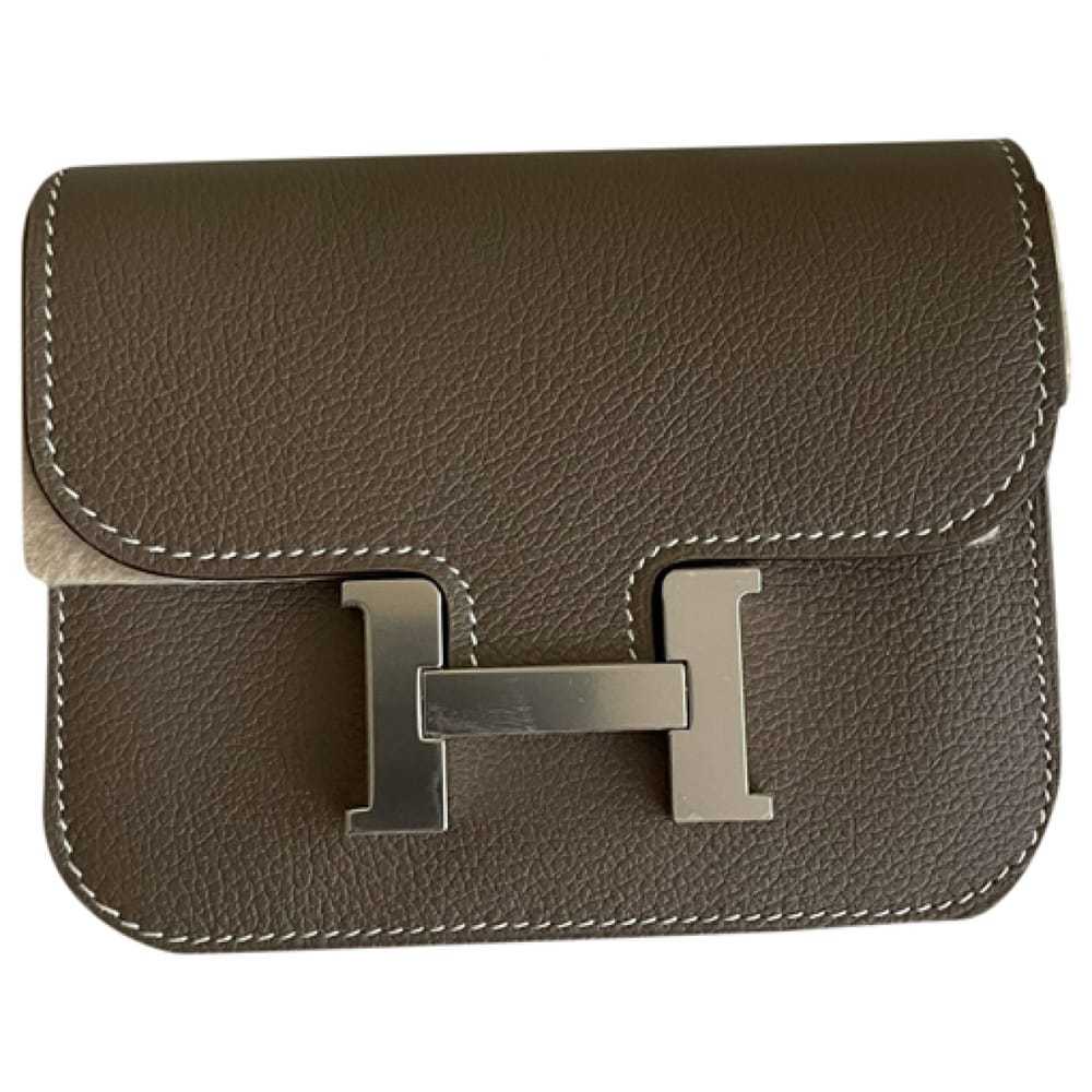 Hermès Constance Slim leather wallet - image 1