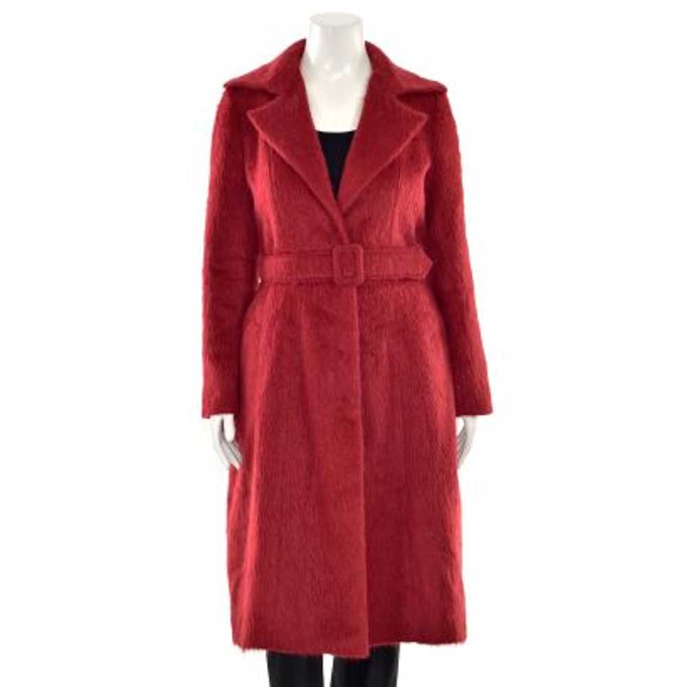 Oscar de la Renta Alpaca Wool Mid-Length Coat in … - image 2