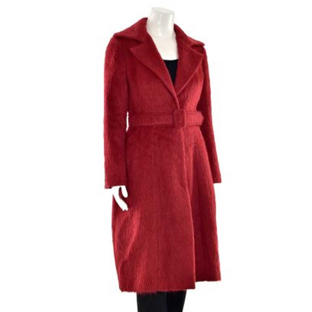 Oscar de la Renta Alpaca Wool Mid-Length Coat in … - image 5