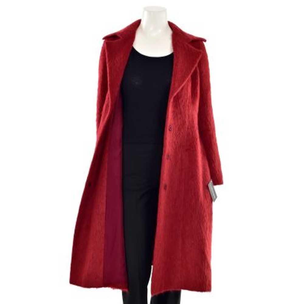 Oscar de la Renta Alpaca Wool Mid-Length Coat in … - image 8