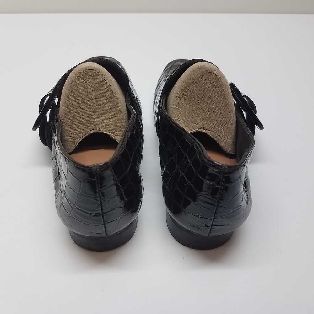 Flattered Studio Patent Leather Crocodile Loafers… - image 5