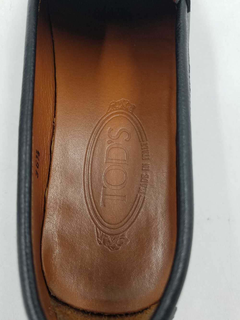 Tod's Black Penny Loafers W 6.5 COA - image 8