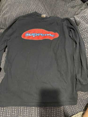 Supreme Supreme Long Sleeve Tee Navy