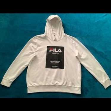 古着　FILA WHITE LINE ニットパーカー 古着 FILA WHITE LINE ニットパーカー