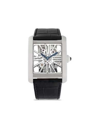 Cartier 2014 pre-owned Tank MC Skeleton 34mm - Si… - image 1