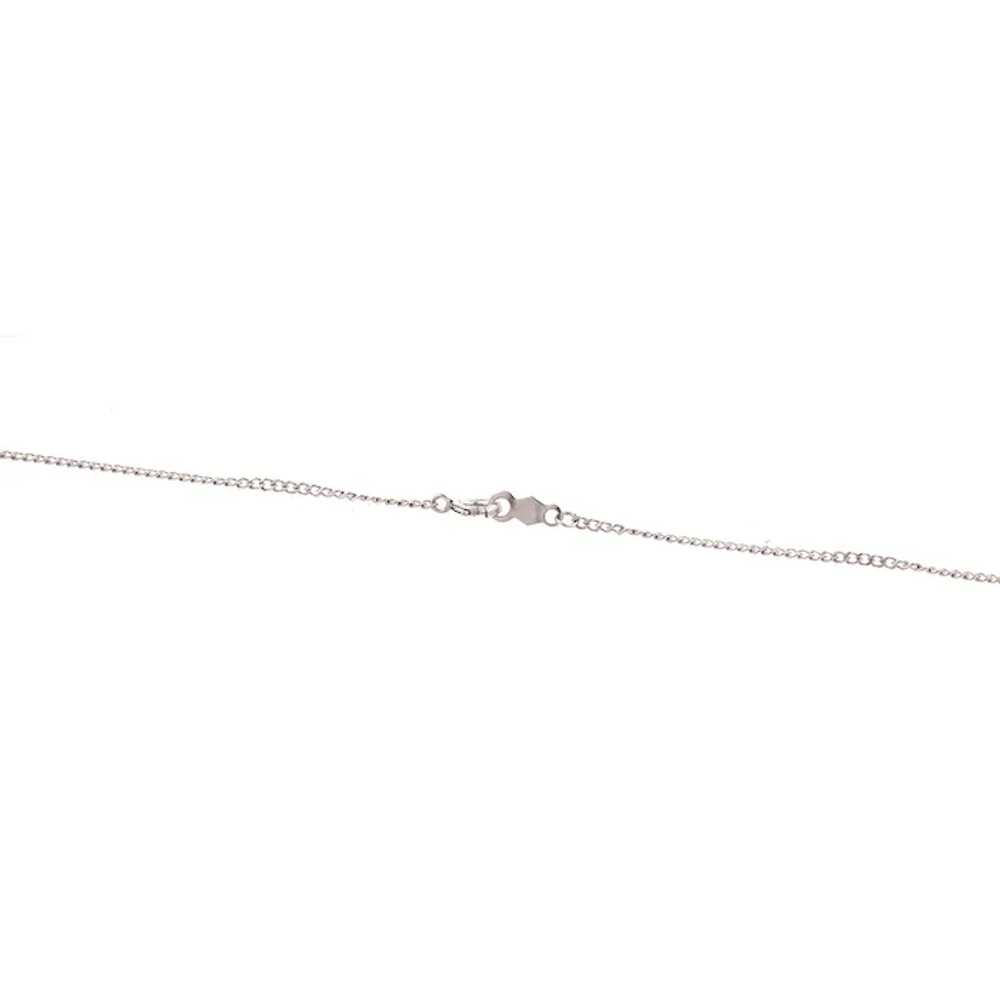 Freshwater Pearl Pendant Curb Link Chain Necklace… - image 5