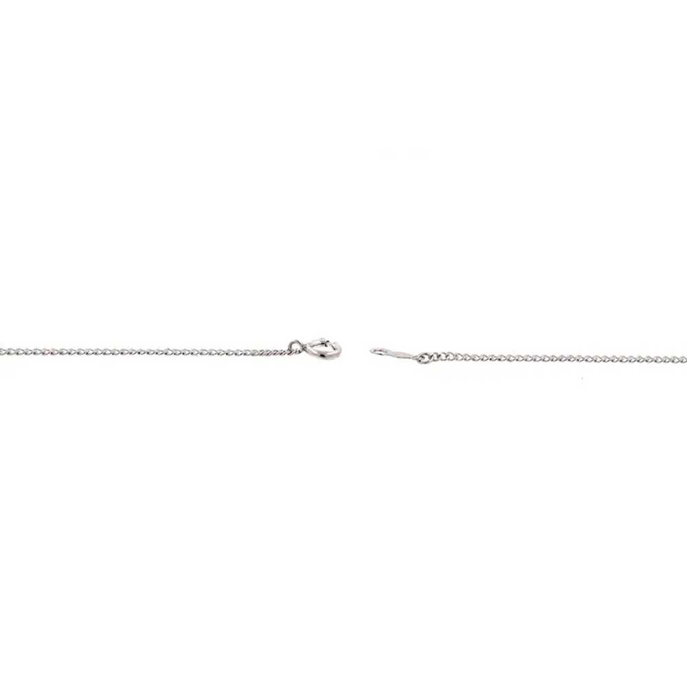 Freshwater Pearl Pendant Curb Link Chain Necklace… - image 6