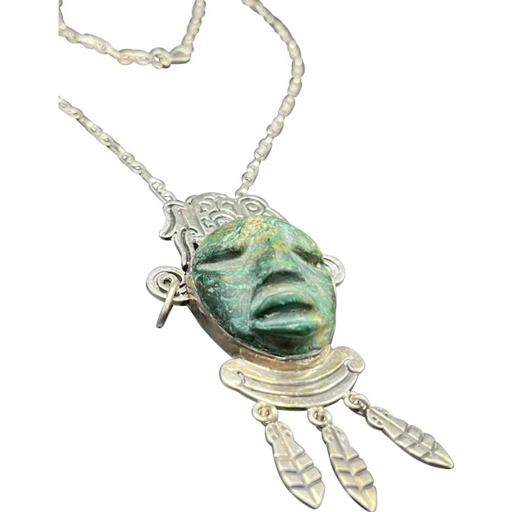 Hecho en Mexico Mask Necklace - image 1