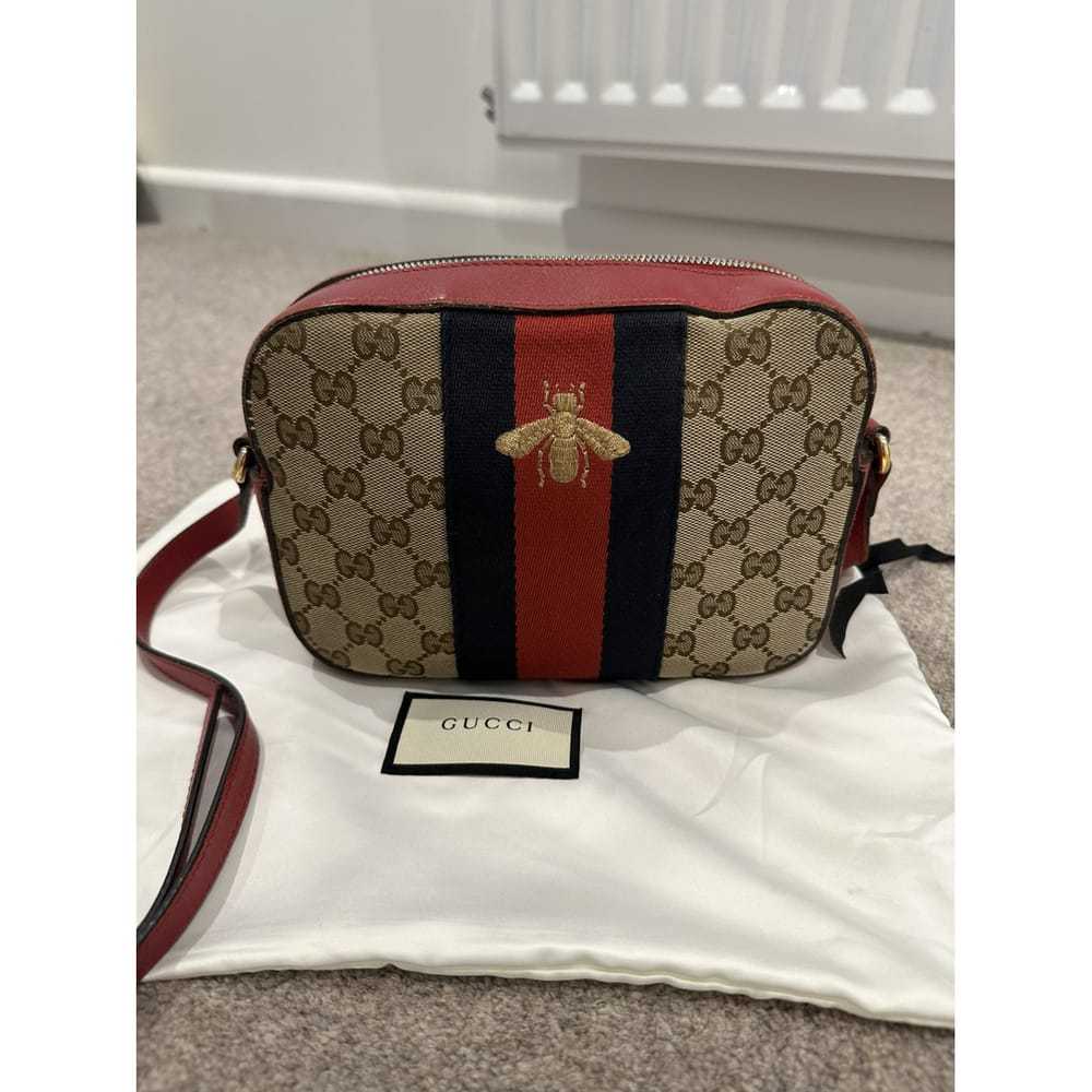 Gucci Webby Bee leather crossbody bag - image 2