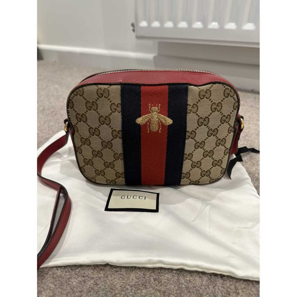 Gucci Webby Bee leather crossbody bag - image 9