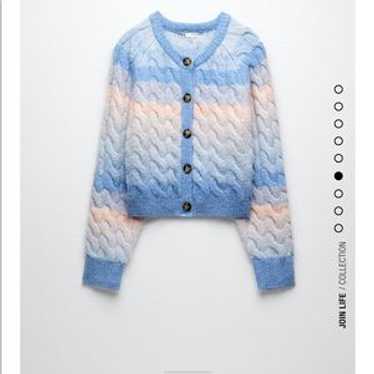 Zara cropped cable knit - Gem