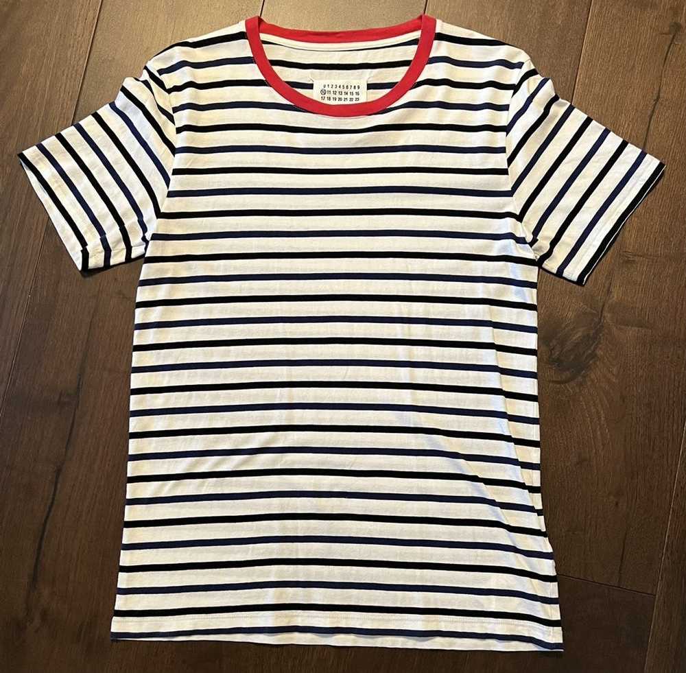 Maison Margiela Maison Margiela Striped T-shirt -… - image 1