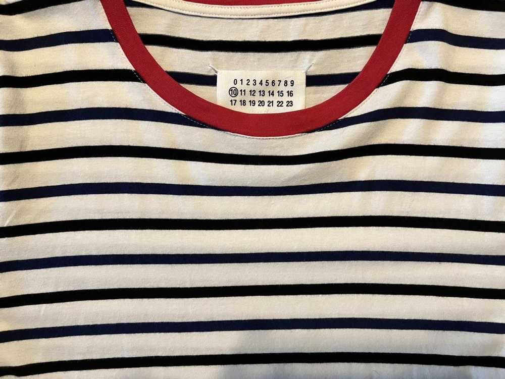 Maison Margiela Maison Margiela Striped T-shirt -… - image 3