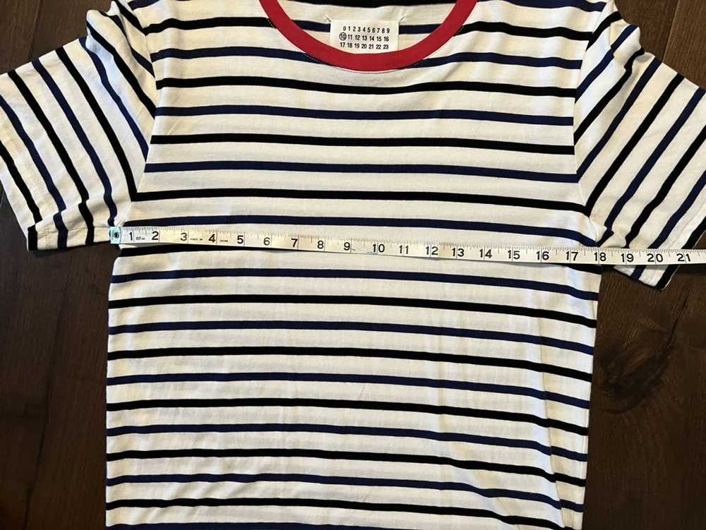 Maison Margiela Maison Margiela Striped T-shirt -… - image 8