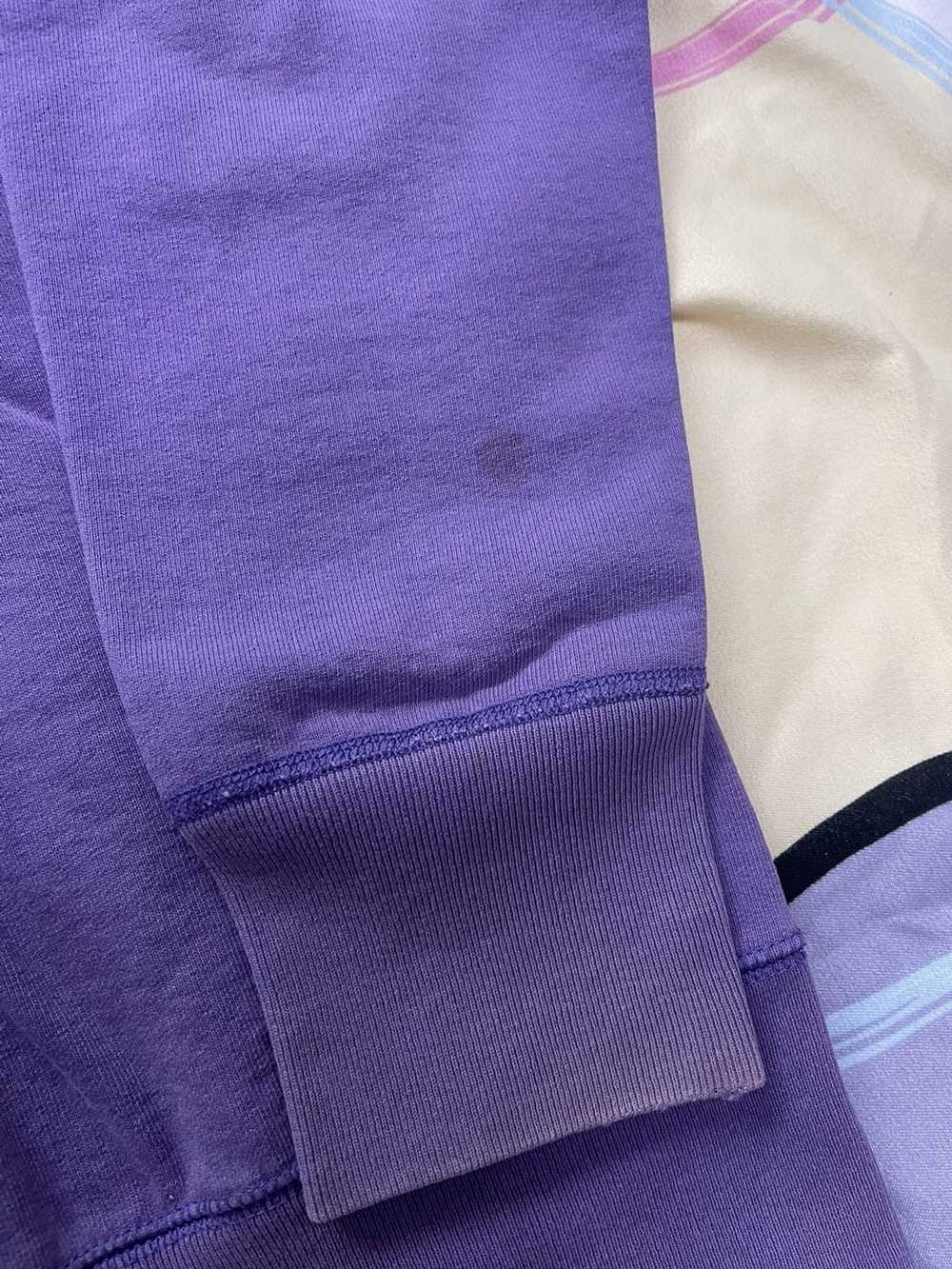 Supreme Supreme 2005 teal on purple box logo crew… - image 10