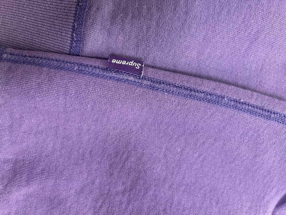 Supreme Supreme 2005 teal on purple box logo crew… - image 6