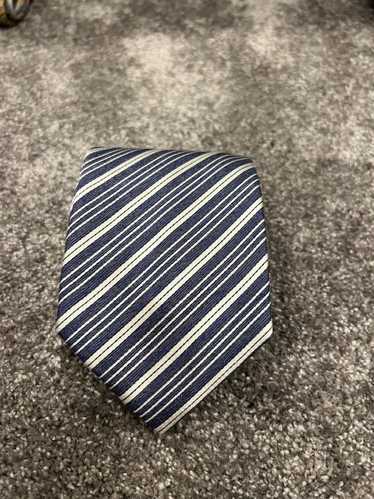 Canali Canali Blue Stripped Tie