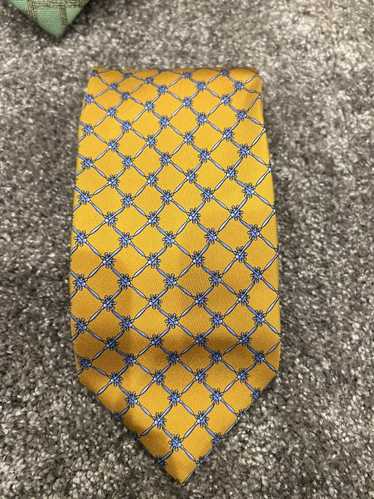 Alfred Dunhill Dunhill Yellow and Blue Patterned T