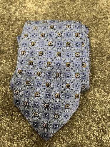 Canali Blue Patterned Tie